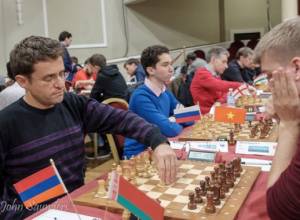 Levon Aronian and Hrant Melkumyan slow down pace