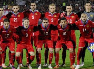 Armenia's national football team out of top 100