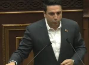 Alen Simonyan's response to "hostage" Ashotyan