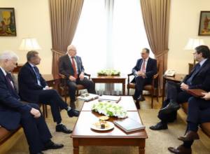 Acting FM of Armenia meets with OSCE Minsk Group Co-Chairs in Yerevan
