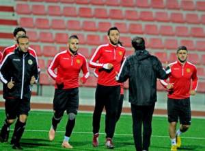 Сборная Армении провела первую тренировку в Гибралтаре