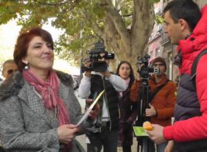 Launch of Campaign with tangerines