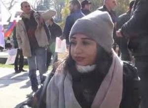 «Իմ քայլ» ի թեկնածուն երթ էր անում հաշմանդամություն ունեցողների հետ