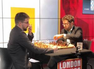 Левон Аронян одной ладьей противостоял трем фигурам соперника