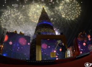 Lights of Armenia’s main Christmas tree switched on