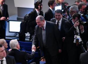 Армен Саргсян принял участие в официальной церемонии открытыя Мюнхенского форума безопасности