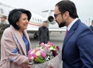 Президента Грузии встретил Тигран Авинян