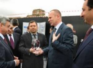 Саргсян принял участие в закладке