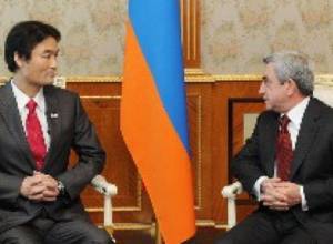 Саргсян принял Токунагу