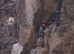 Скала взорвана