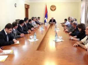 Мэр Лори в Степанакерте