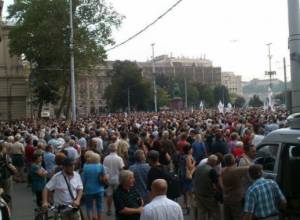 В Венгрии прошла акция протеста