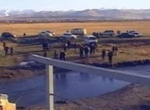 Кадры вчерашнего обрушения моста