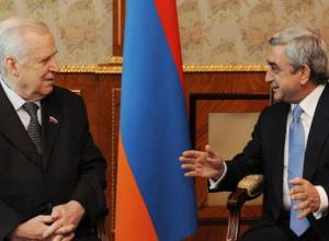 Рыжков представил Саргсяну результаты