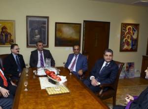 В США Тиграна Саргсяна встретили акцией протеста