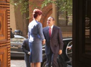 Овик Абраамян посетил Латвию