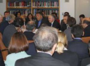 Выступление в Гарварде