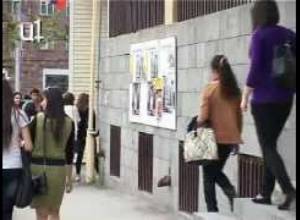 Պաստառներ՝Մանկավարժական համալսարանի պատերին