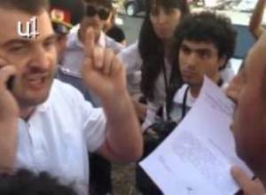 Քաղաքացիական  համազգեստով ոստիկանները բերման ենթարկեցին Ա. Կիվիրյանին