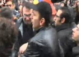 Հրմշտոց ակցիայի ժամանակ