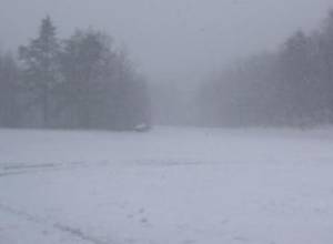 Туман и снег