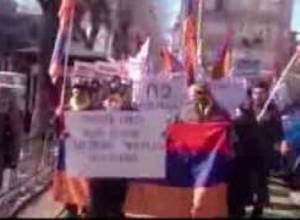 Դեմ ենք ակցիան Վանաձորում