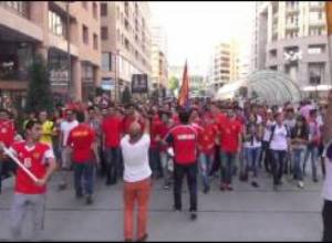 Ֆուտբոլասերները՝ երթով