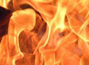 Fire in Abovian Town