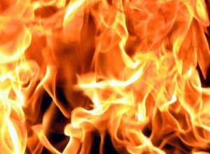 Roof burnt