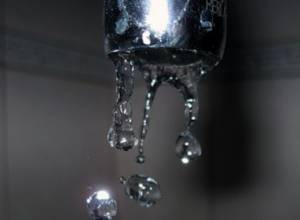 Do not turn on faucets!