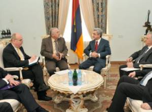 Serzh Sargsyan receives OSCE MG Co-Chairs