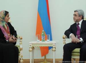 Sheikha content with visit