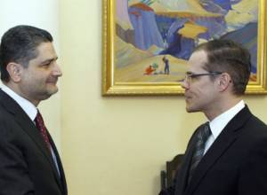 PM Tigran Sargsyan receives Latvian Ambassador
