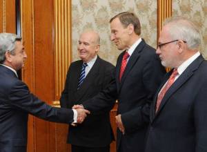 Co-Chairs meet Sargsyan