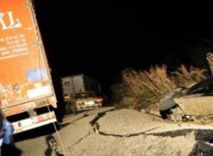 Major landslide and landfall in Armenia