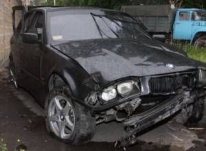Car accident in Yerevan