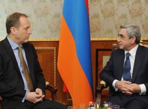 Serzh Sargsyan bids farewell to UK Ambassador