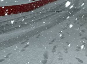 Six cars stuck in snow
