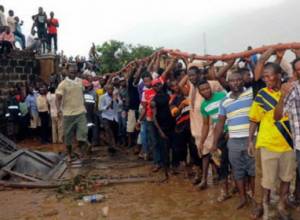 Passenger jet crashes into two storey building