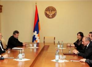 Bako Sahakyan receives spacemen