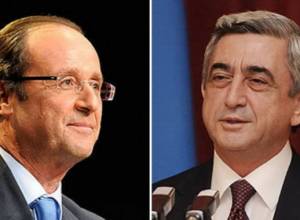 Serzh Sargsyan, Francois Holland to meet in Paris
