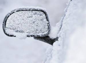 Snow falling in Armenia