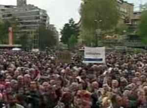 Live-broadcast from Freedom Square