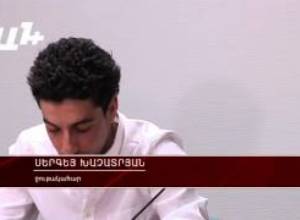 Սերգեյ Խաչատրյանն ու Նարեկ Հախնազարյանը մեկ բեմում