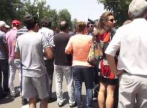 Ակցիայի մասնակիցները նստեցին գետնին