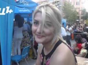 Ձմերուկահամ երեկո Երեւանի կենտրոնում