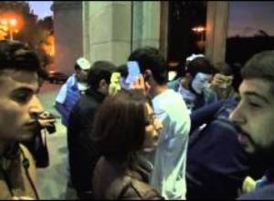 Դիմակներով ակցիայի սկիզբը