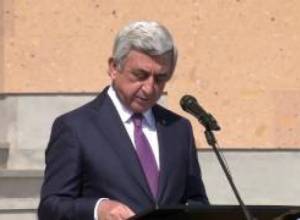 Սերժ Սարգսյանի խոսքը