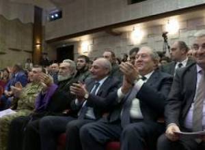 Նախագահները ներկա են գտնվել Արցախի կամերային նվագախմբի 15-ամյակին նվիրված համերգին