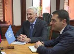 Դավիթ Տոնոյանը  ՀՀ ՊՆ վարչական համալիրում ընդունել է Շոմբի Շարփին